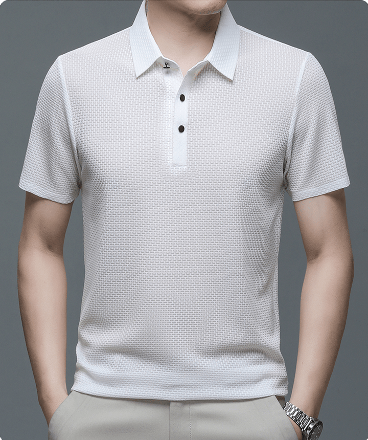 Jeff | Men's Silk Polo Shirt