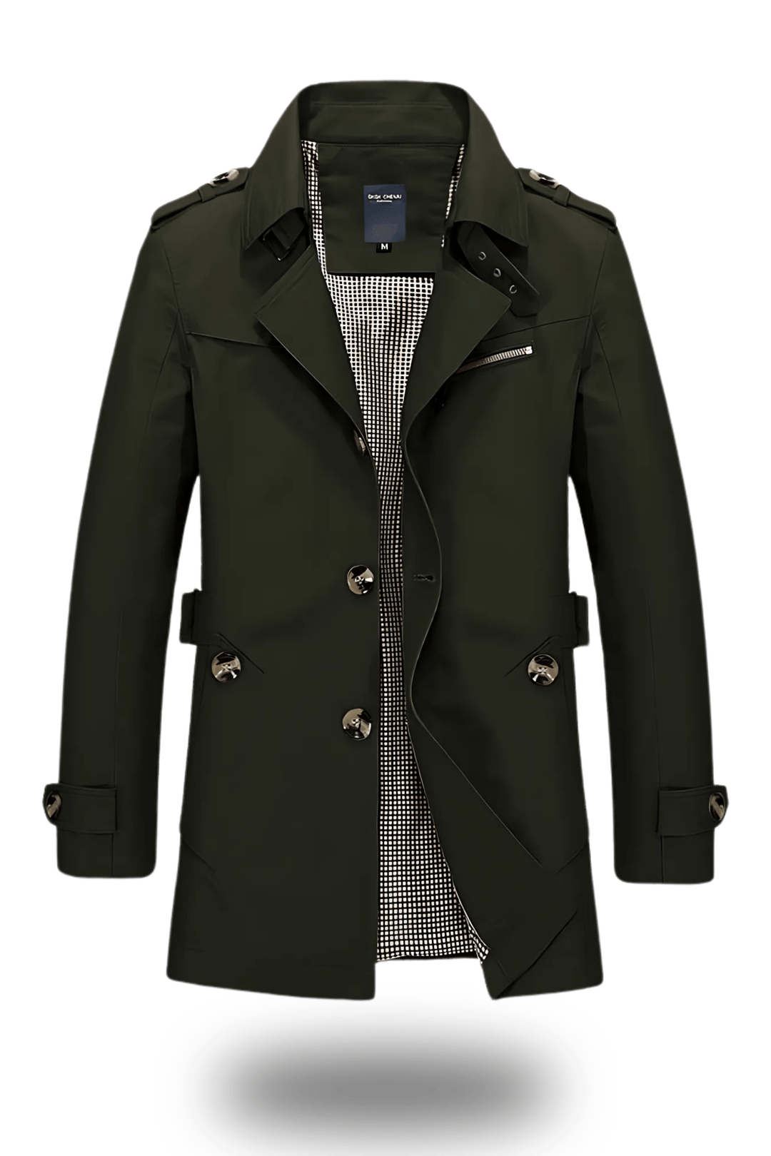 Richard | Men's Trench Coat with Turned-Down Collar
