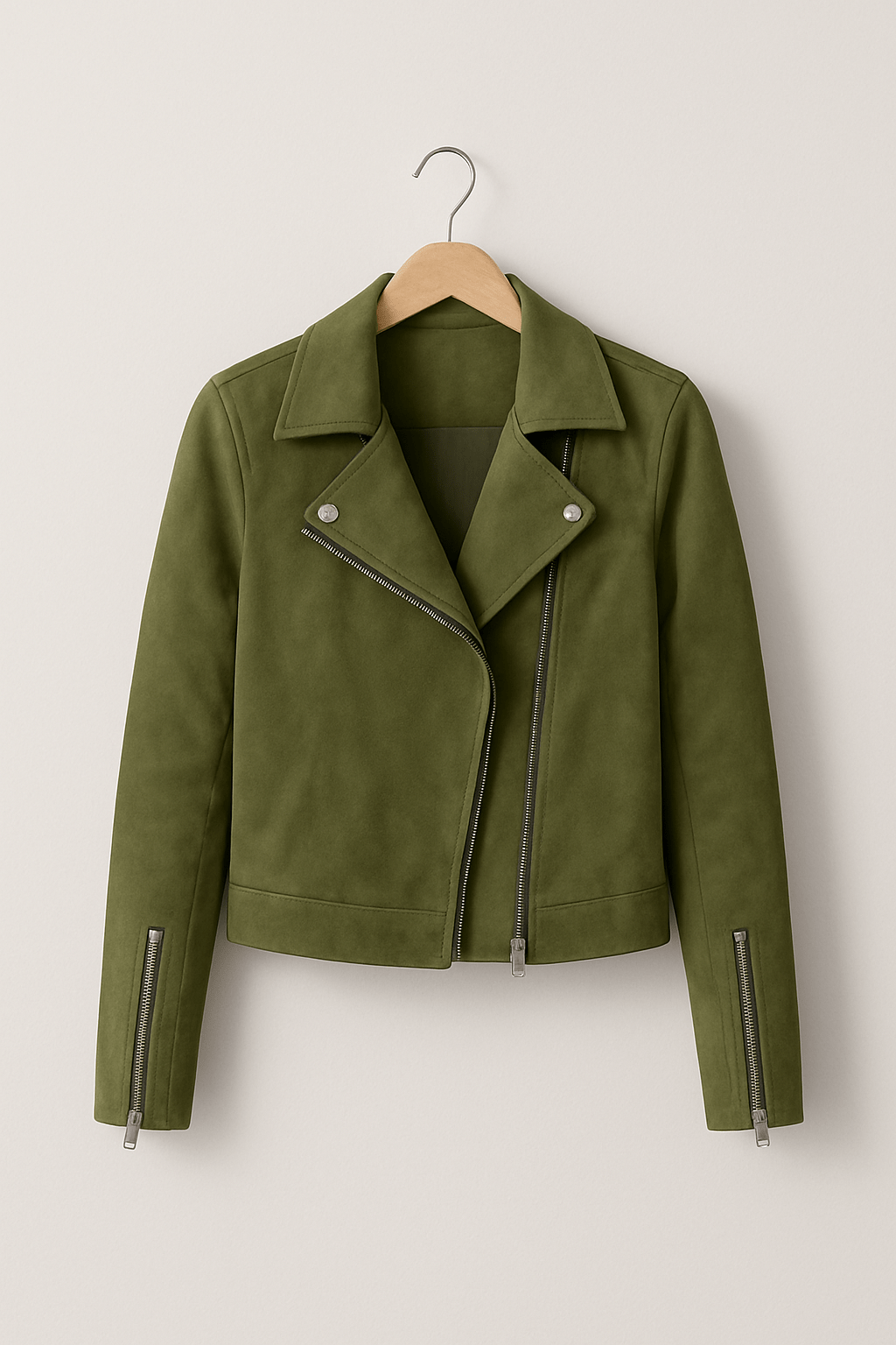 Aveline | Fringe Leather Biker Jacket For Women