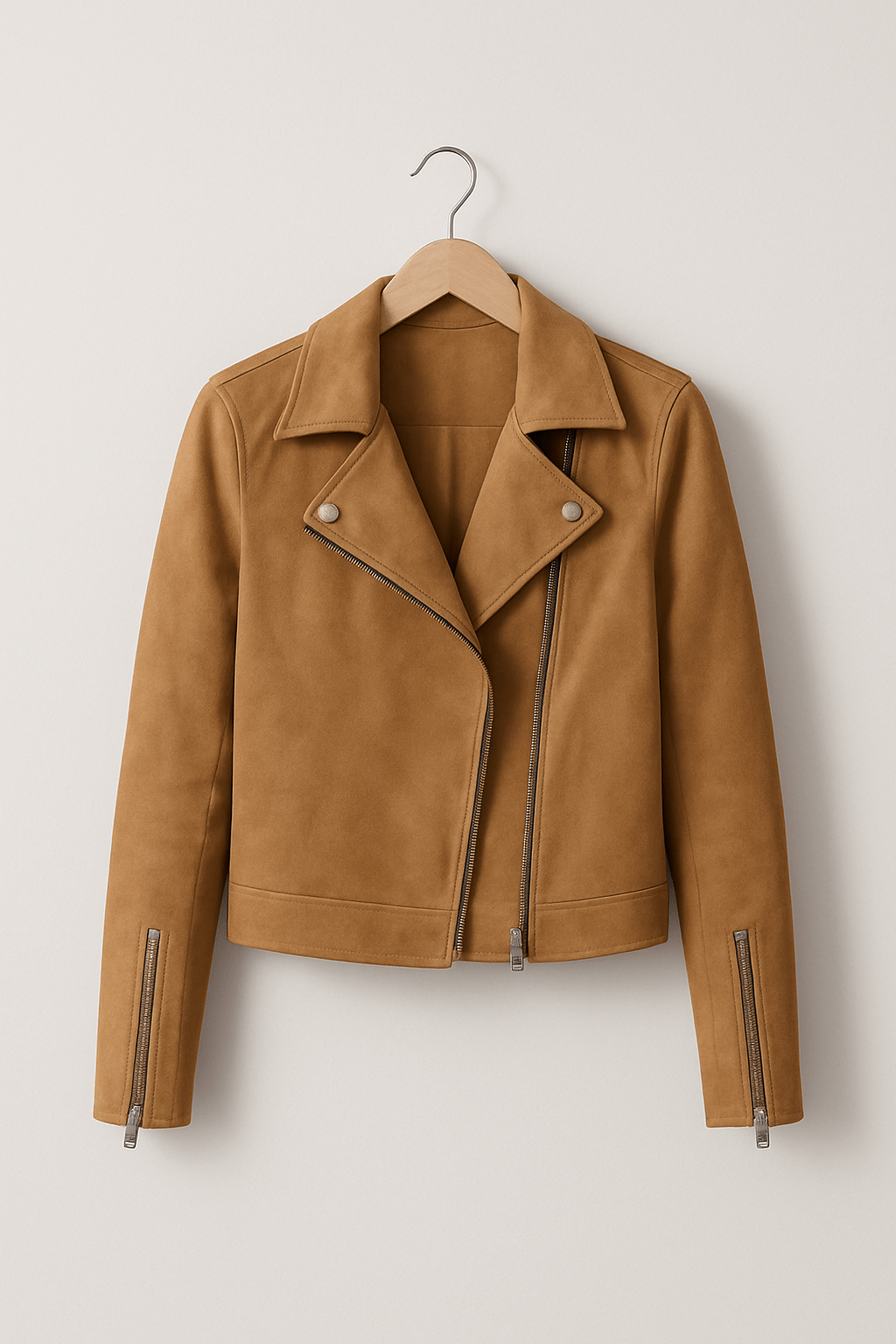 Aveline | Fringe Leather Biker Jacket For Women
