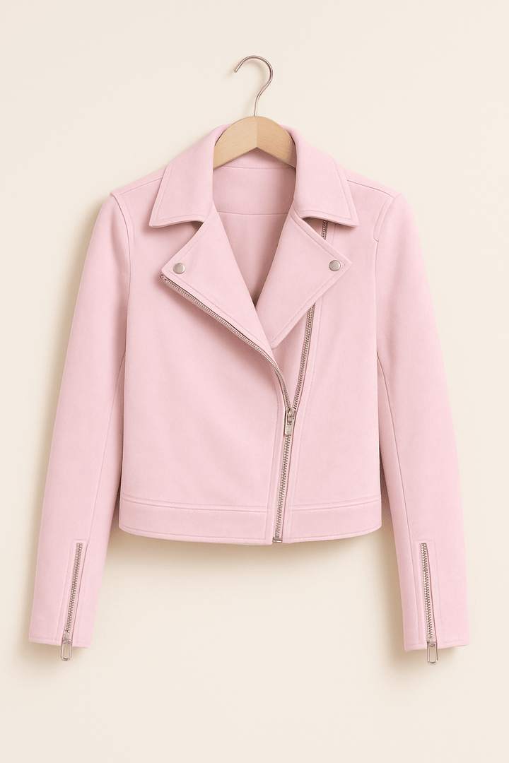 Aveline | Fringe Leather Biker Jacket For Women