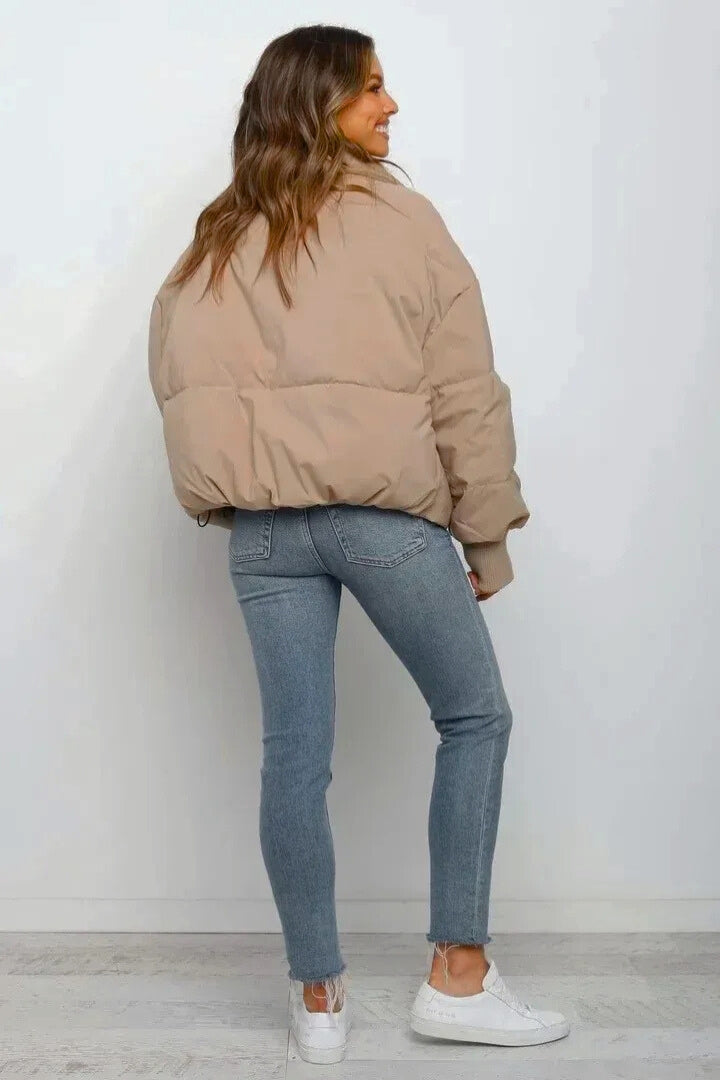 Hattie | Women's Cropped Oversized Puffer Jacket