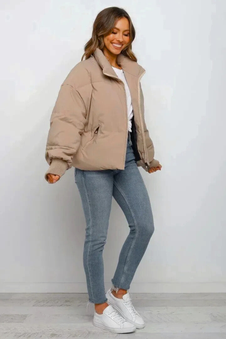 Hattie | Women's Cropped Oversized Puffer Jacket