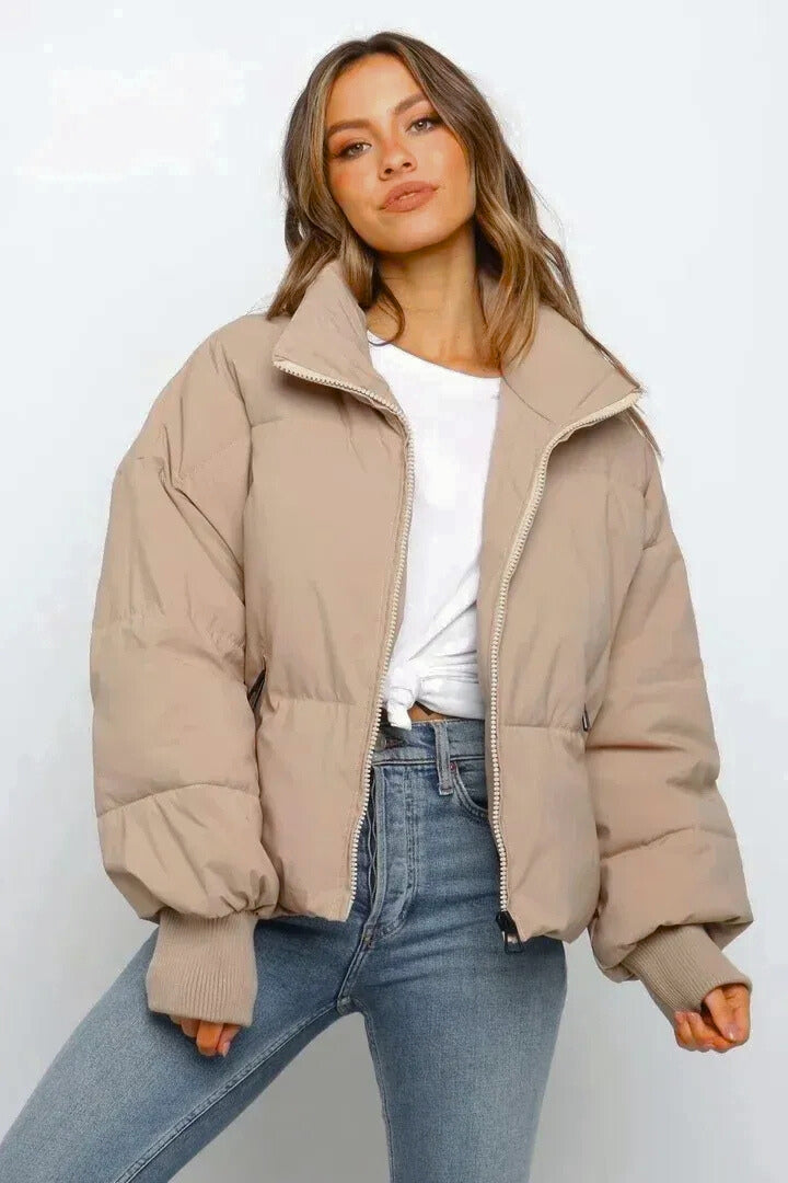 Hattie | Women's Cropped Oversized Puffer Jacket