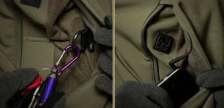 Layla | Women's waterproof outdoor tactical set with hooded jacket and cargo trousers
